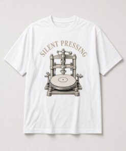 Alternative view of Silent Pressing Record Press Unisex T-Shirt